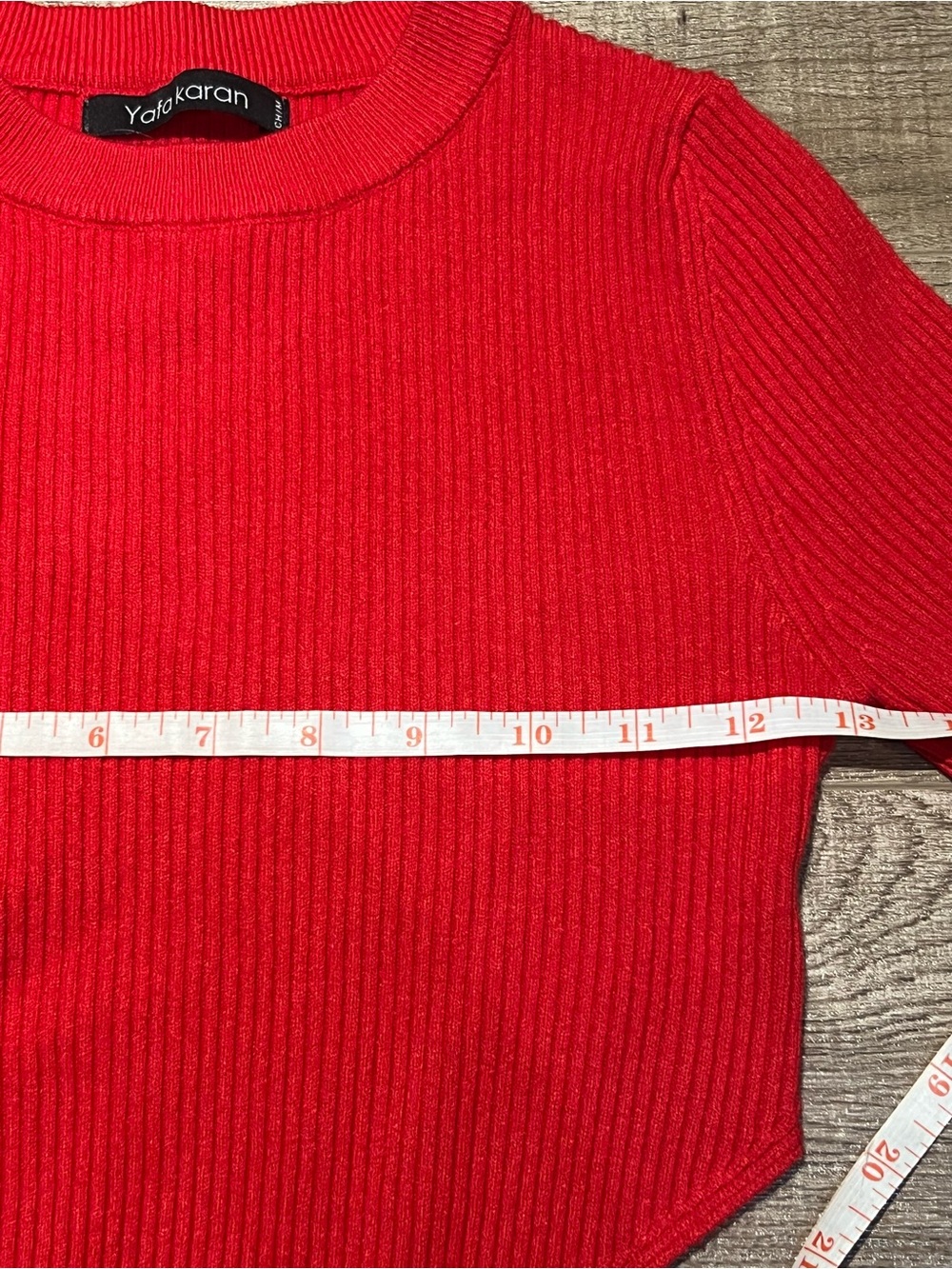 🔴 Red Y2K Handkerchief Crop Top - Picture 6 of 7